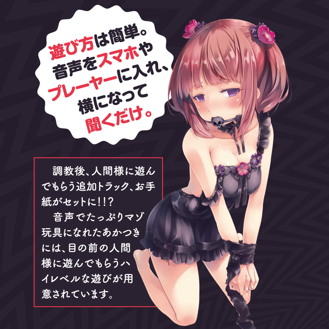 トランスイノベーション 【M男専用】〇〇ボールギャグ~淫らな呪いのアイテム、実現します~【音声+ボールギャグセット】 TRCE-010 商品説明画像4