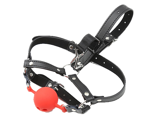 SMVIP 鼻フックボールギャグハーネス　赤 ◇ 商品説明画像6