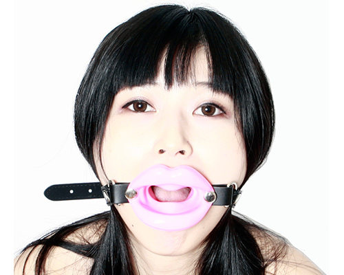 SMVIP リップ開口リング口枷　ピンク 商品説明画像2