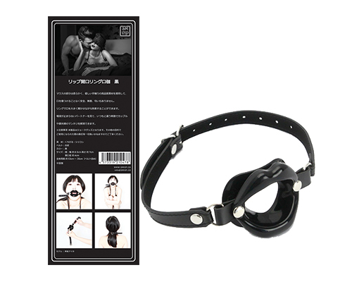 SMVIP リップ開口リング口枷　黒 商品説明画像1