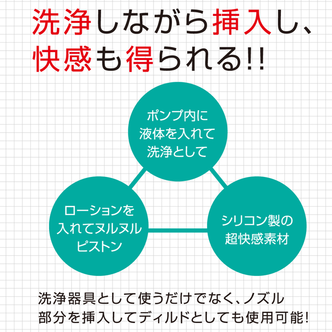アナニーのすすめ ディルドポンプ ツインパック① ACJN-080 商品説明画像5