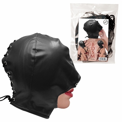 BDSMマスク　ブラック 商品説明画像1