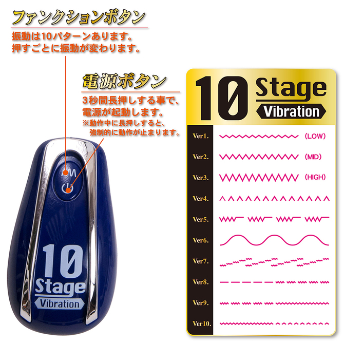 BACK FIRE10 TAMAGOROSHI ツインローター ダブルインパクト紫     LVFR-114 商品説明画像5