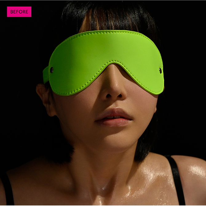 HIKARI－SM　EYE－MASK　GREEN     UPPP-209 商品説明画像3