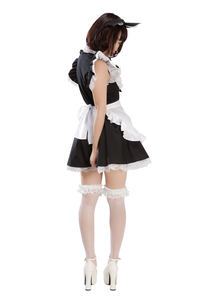 ネコ耳メイドブラック　◇ 商品説明画像2