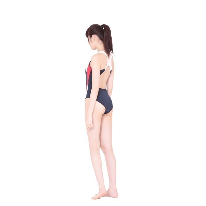 【20％ﾎﾟｲﾝﾄ還元!!体育祭フェア!】【Be★With】泳がない競泳水着/定番で清純な本格競泳水着！ 商品説明画像2