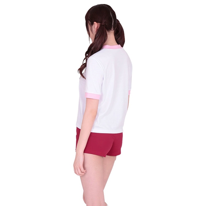 【20％ﾎﾟｲﾝﾄ還元!!体育祭フェア!】ゼッケン付き体操服ピンク 商品説明画像2