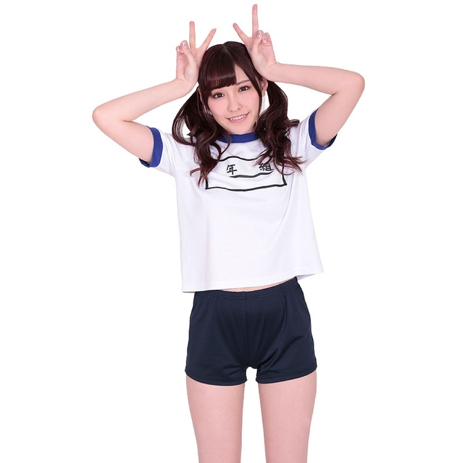 【20％ﾎﾟｲﾝﾄ還元!!体育祭フェア!】ゼッケン付き体操服ネイビー 商品説明画像1