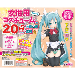 【販売終了・アダルトグッズ、大人のおもちゃアーカイブ】女性用コスチュームが20点入ったお買い得宝箱 TAMS-348