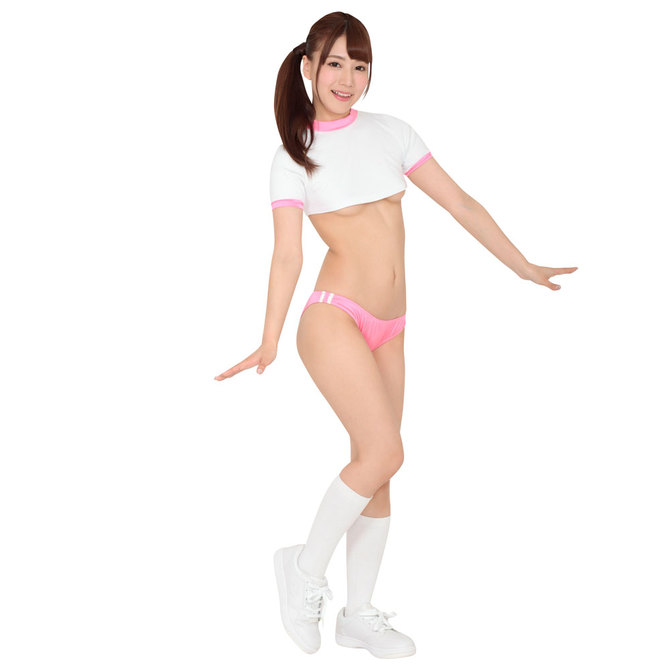 【20％ﾎﾟｲﾝﾄ還元!!体育祭フェア!】下乳ぎりぎり体操着　ピンク 商品説明画像2