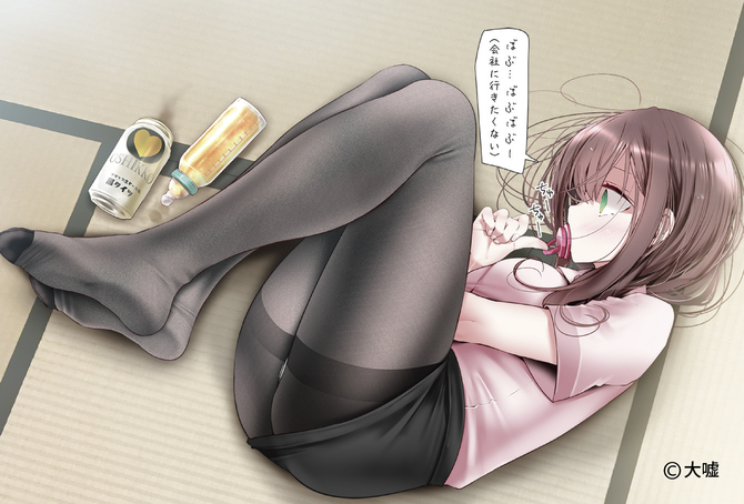 OLちゃんの匂い付き黒ストッキング TMT-1458 商品説明画像6