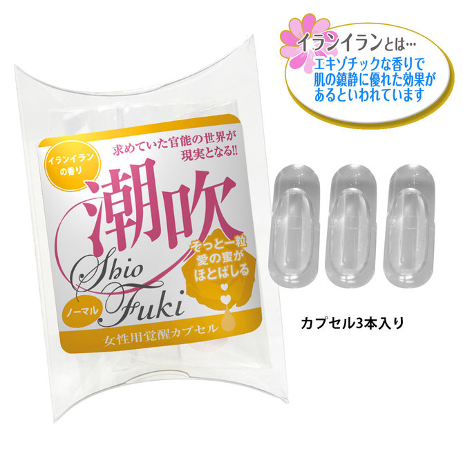 【タイムセール！】女性用覚醒カプセル 潮吹(ノーマル(パストアウト))　 イランイラン配合　■ 商品説明画像1