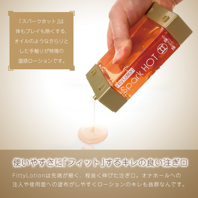 MEN'S MAX Fitty LotionSpark HOT(メンズマックスフィッティローションスパークホット) 商品説明画像3