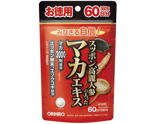 スッポン高麗人参の入ったマカエキス徳用360粒 商品説明画像1