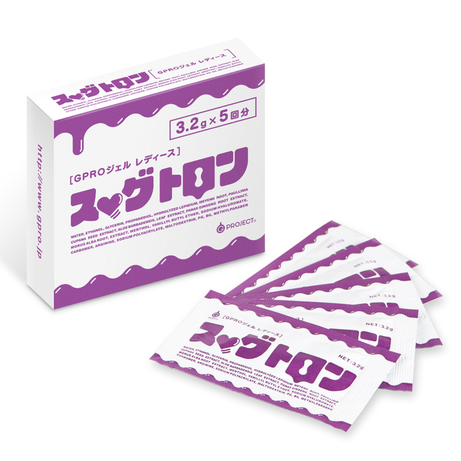 【冬の半額セール!!追加!!】［GPROジェル　レディース］　ス＿グトロン　3.2g×5回分     UGPR-106 商品説明画像1