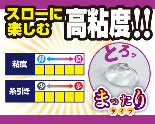 洗い不要　オナホ用ローション　まったりタイプ 商品説明画像2