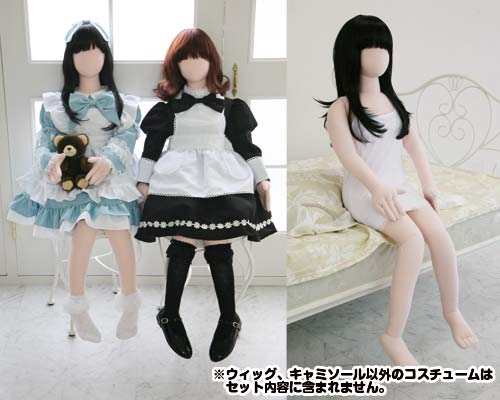 【限定1000ポイント還元！】ふぇありーどーる もも　タイプＡ ロング【黒】 商品説明画像1
