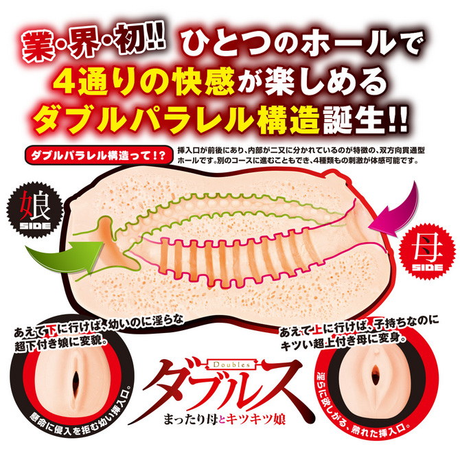 ENJOY TOYS ダブルス～まったり母とキツキツ娘 商品説明画像6