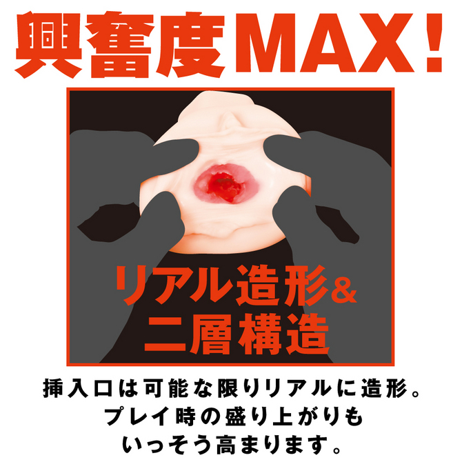 【販売終了・アダルトグッズ、大人のおもちゃアーカイブ】【限定200ポイント還元！】PPP ペロ×2オナホ2nd 120ml ヒアルロン酸+Agローション CD-ROM 商品説明画像3