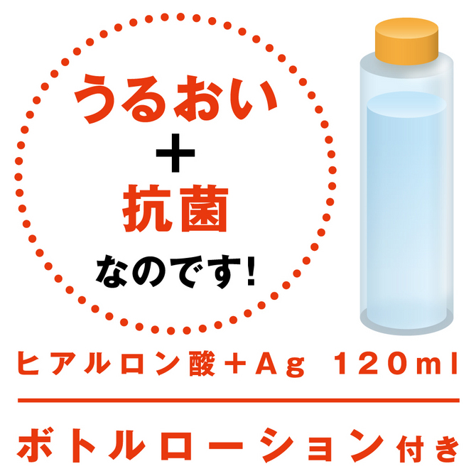 【販売終了・アダルトグッズ、大人のおもちゃアーカイブ】【限定200ポイント還元！】PPP ペロ×2オナホ2nd 120ml ヒアルロン酸+Agローション CD-ROM 商品説明画像5
