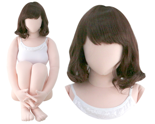 ふぇありーどーる「おすわり」のの タイプB セミロング【茶】 商品説明画像2