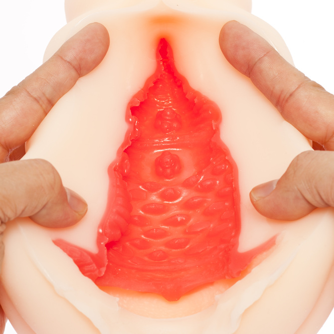 YELOLAB  欲情主義 DX 坂咲みほ【リアルな膣圧の挿入感を再現した粘膜2層構造！大型肉厚790グラム  非貫通 3Dホログラムカード付き】 商品説明画像3