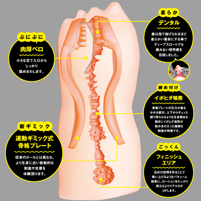 強制開口フェラホール　おくちもーしょん800     UPPP-067 商品説明画像7