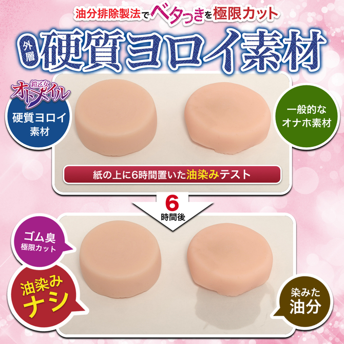 maccos 鎧乙女オトメイル 巴御前【オナホール特有のべたつきを排除!硬軟素材ヨロイ式二層構造×非貫通×鶴翼の陣ヒダ内部構造 国内メーカー】 商品説明画像7