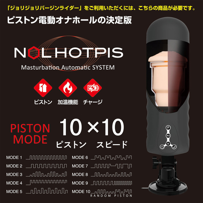 JAPAN-TOYZ NOL HOTPIS INNER HOLE 02 JORI JORI VIRGIN RIDER	ホッピスインナーホール 02 ジョリジョリバージンライダー　2JT-HOP002 商品説明画像9