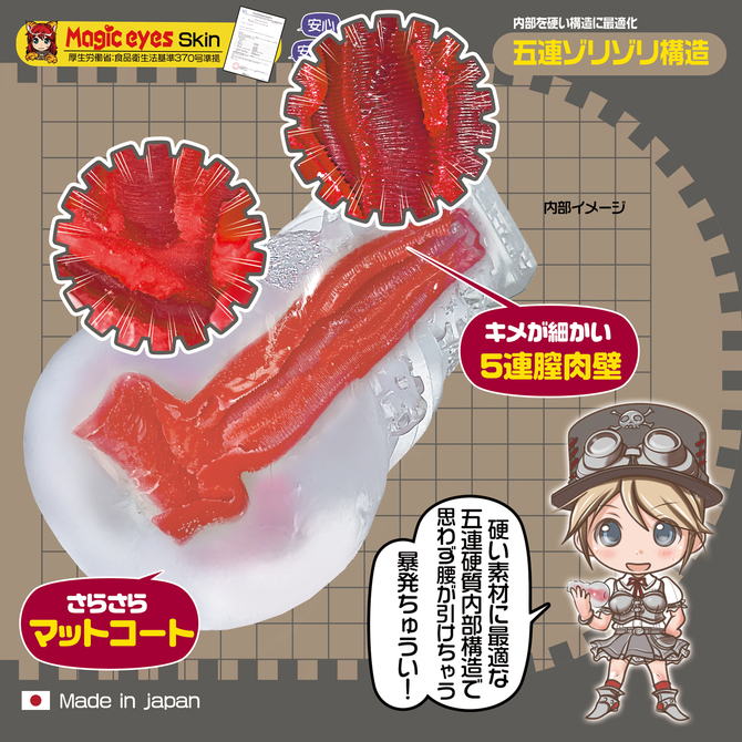くぱぁトリップ　ゾリゾリ五連硬質壁 商品説明画像3