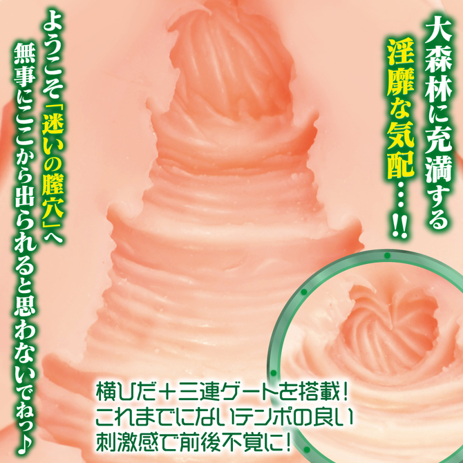 【タイムセール！】YELOLAB プリンセスダンジョン 英雄レンジャー 迷いの膣穴【横ヒダ＋三連弓なりゲート構造の淫靡なオナホール 吸着式 肉厚410グラム 非貫通】 商品説明画像2
