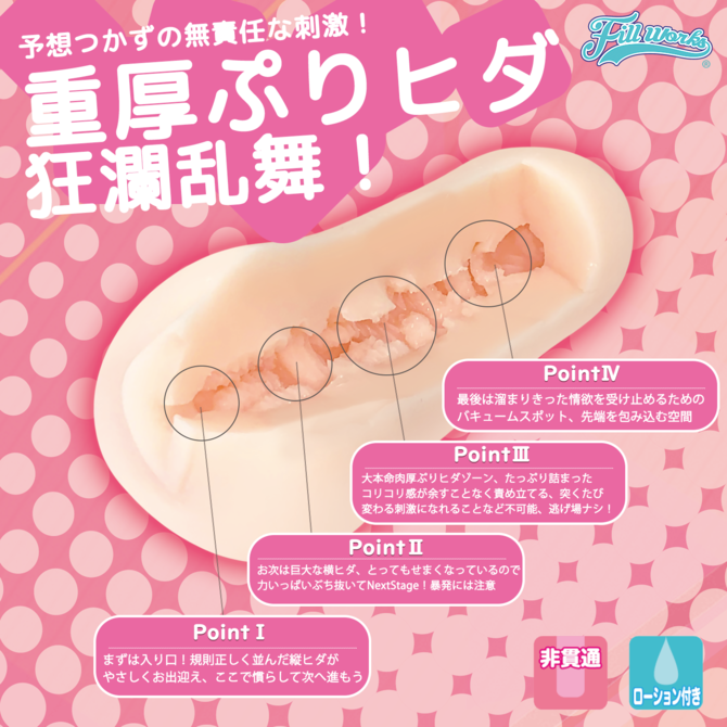 【予約限定50ポイント還元！・5月30日頃発送予定】Fillworks ぷりヒダVITALITY 商品説明画像4