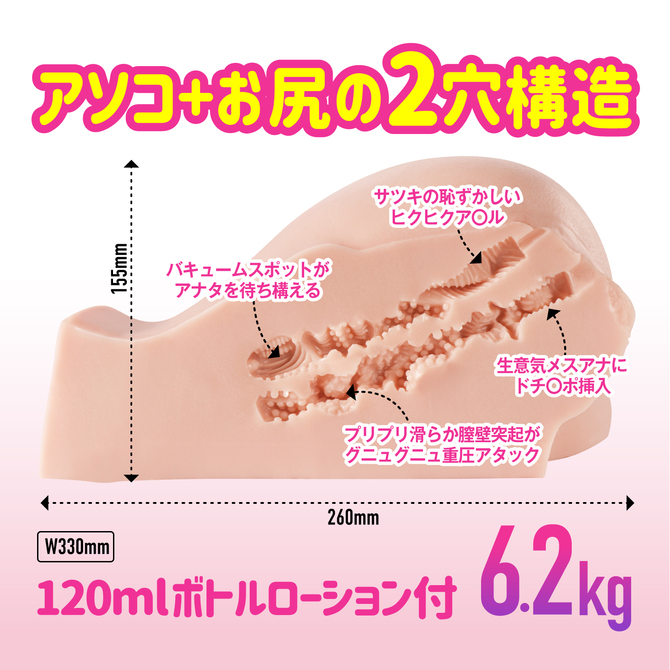 KMP マガこれ マジ肌 メスダチ デカ尻ホール illustration by Zトン(SHIS) [6.2kg][2穴構造][下着付き][ローション付属]	GODS727 商品説明画像12
