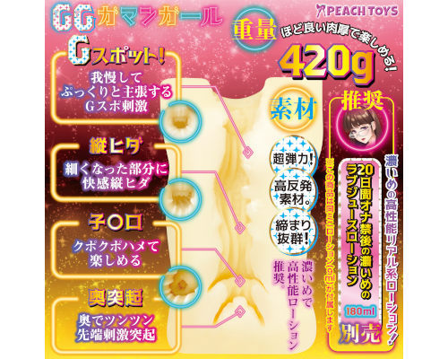 【限定100ポイント還元！・7月25日まで】GGガマンガール 商品説明画像3