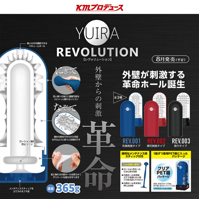 ユイラ レボリューション YUIRA REVOLUTION REV.1 先端刺激タイプ ミニローション付き 繰り返し使用可能	YIR018 商品説明画像9