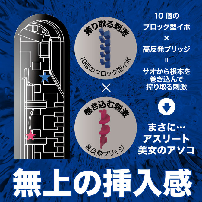 アデル 10トルクフルブロック ～搾り取る刺激～ adell 10Torqueful block [日本製ホール][パウチローション付属]	ADRU006 商品説明画像7
