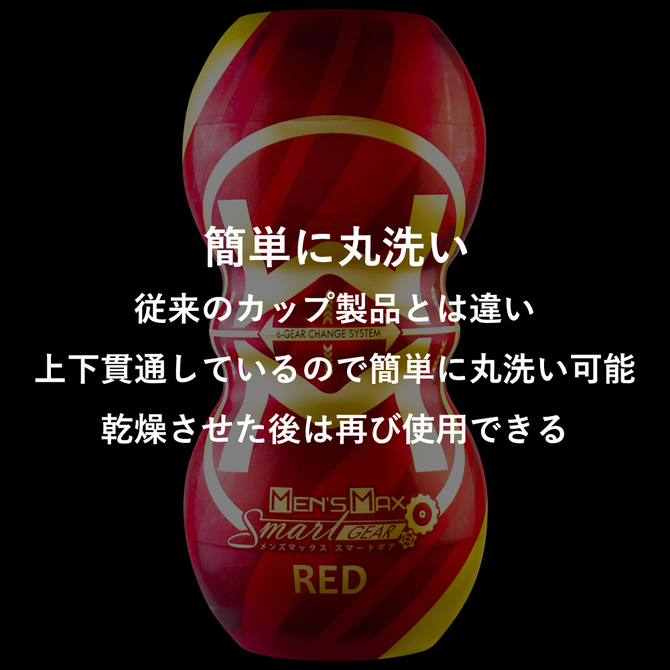 ENJOY TOYS　MEN'S MAX SMART Gear(メンズマックススマートギア) レッド 商品説明画像5