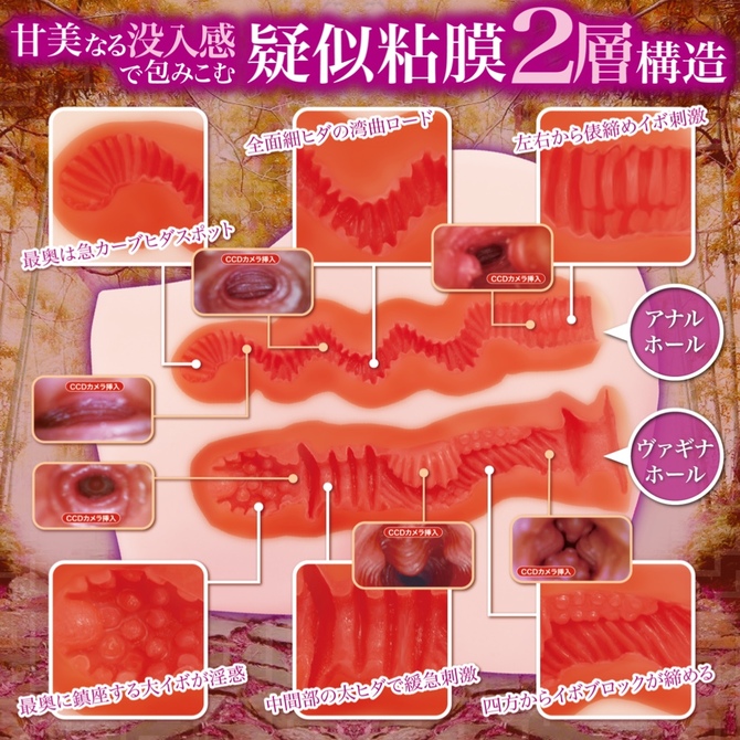 maccos 淫惑ラビリンス 軟 -SOFT-【重量3800g マットスキン加工×疑似粘膜2層構造の瑞々しい人肌素材オナホール】 商品説明画像3