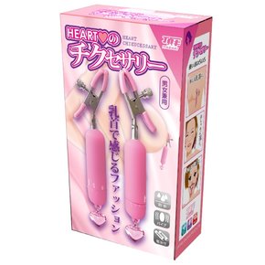 【販売終了・アダルトグッズ、大人のおもちゃアーカイブ】頂キ ハートのチクセサリー ピンク ITDG031