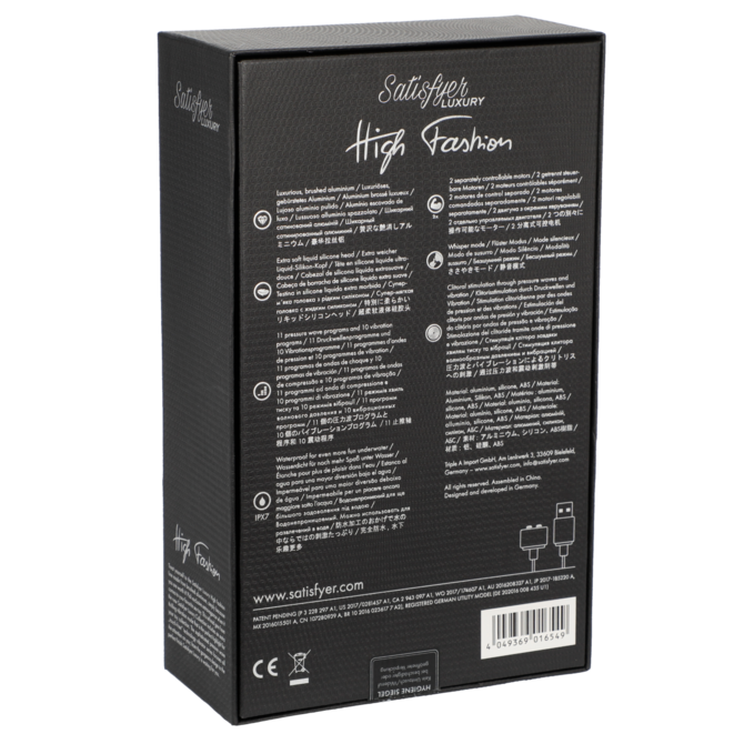Satisfyer Luxury High Fashion (サティスファイヤー ラグジュアリー ハイファッション) ◇【GW在庫限定タイムセール!!5月5日まで】 商品説明画像2