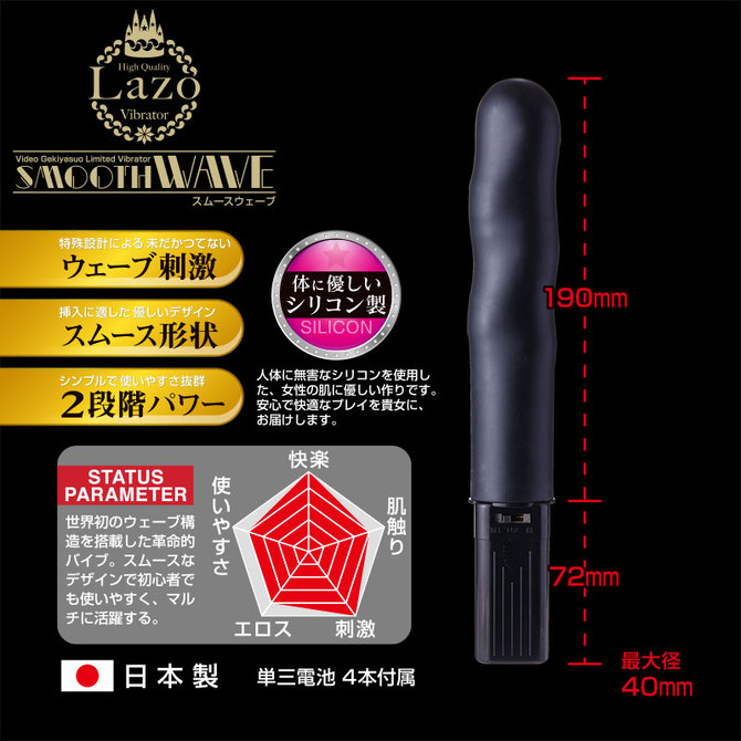 Lazoスムースウェーブバイブ 商品説明画像3