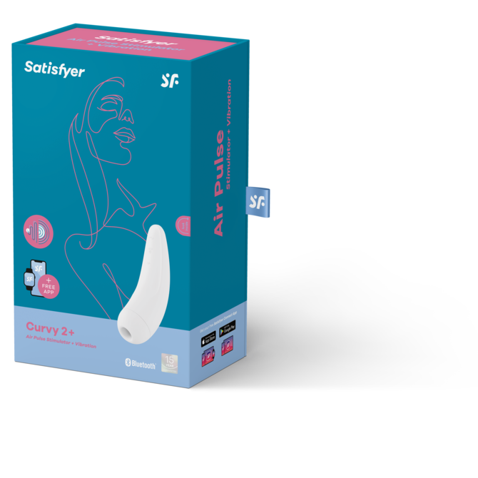 Satisfyer Curvy 2+ white（サティスファイヤーカーヴィ２＋）ホワイト 商品説明画像2