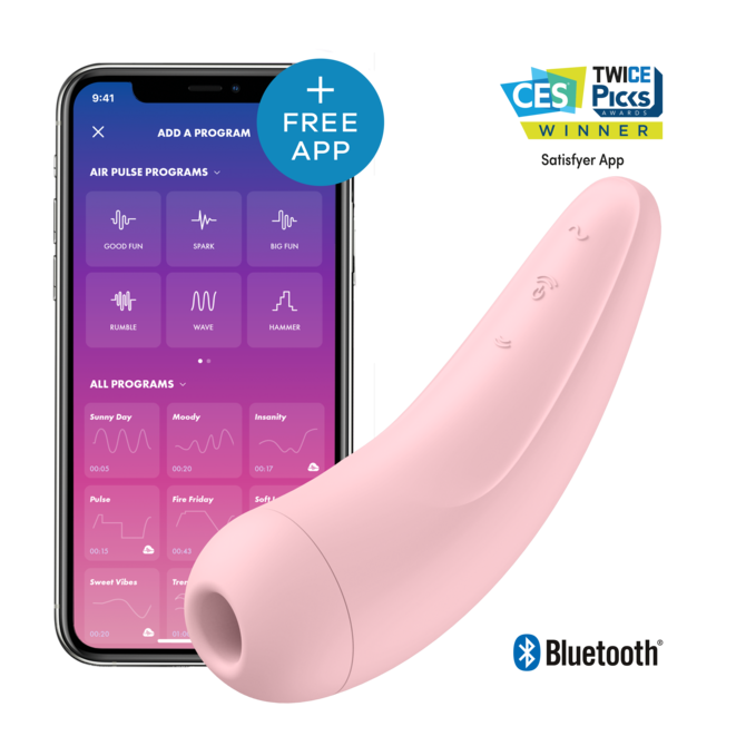 Satisfyer Curvy 2+ pink（サティスファイヤーカーヴィ２＋）ピンク 商品説明画像1