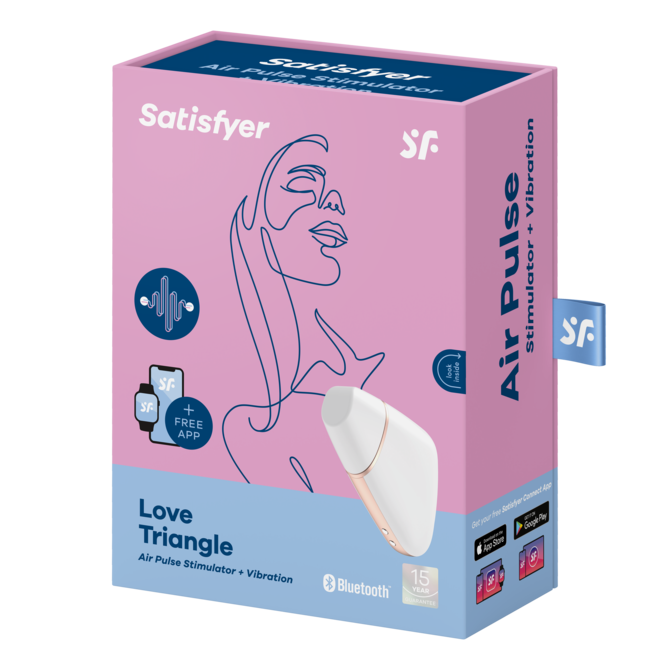 Satisfyer Love Triangle white/ サティスファイヤー ラブトライアングル（ホワイト） 商品説明画像2