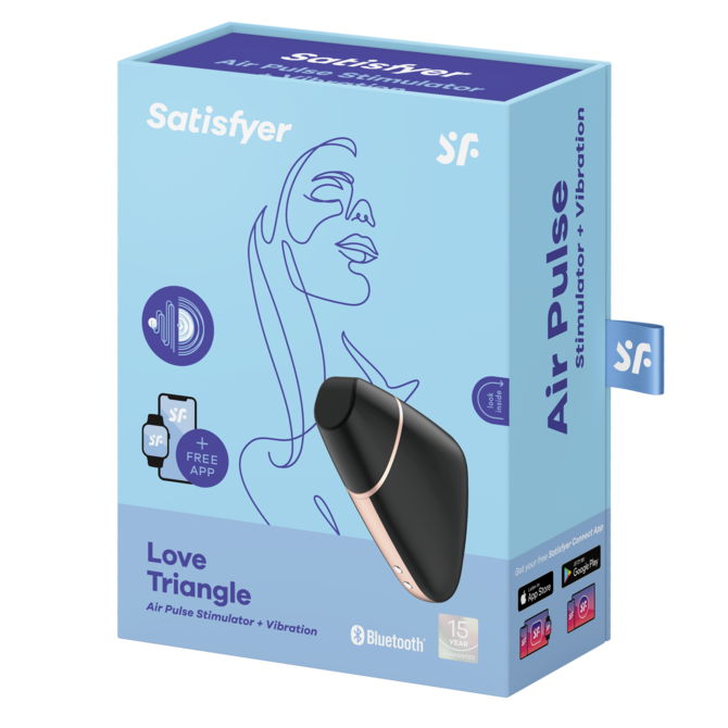 Satisfyer Love Triangle black/ サティスファイヤー ラブトライアングル（ブラック） 商品説明画像2