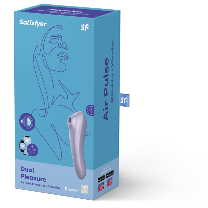 Satisfyer Dual Pleasure Mauve / サティスファイヤー デュアルプレジャー 商品説明画像5