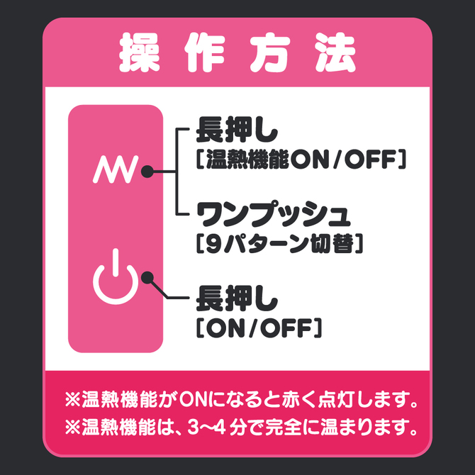 GPRO　PINK　ROTOR　［HEATING］     UGPR-210 商品説明画像9