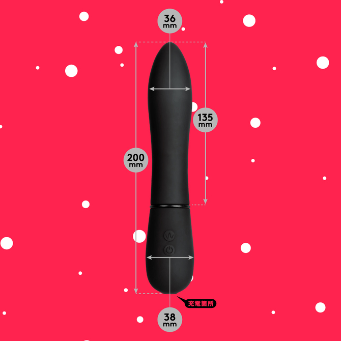 完全防水　LINEAR　PISTON　VIBE　25　［リニアピストンバイブ２５］     UPPP-180 商品説明画像6