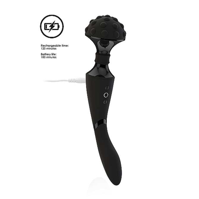 Shiatsu【シアツ】　Bendable　Massager　Wand　Black     SKIT-112 商品説明画像6
