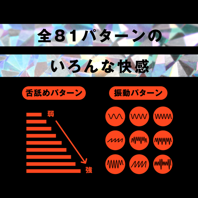 完全防水　舌舐挿入　PEROPERO　CUNNI　VIBE［ペロペロクンニバイブ］pink     UPPP-243 商品説明画像6